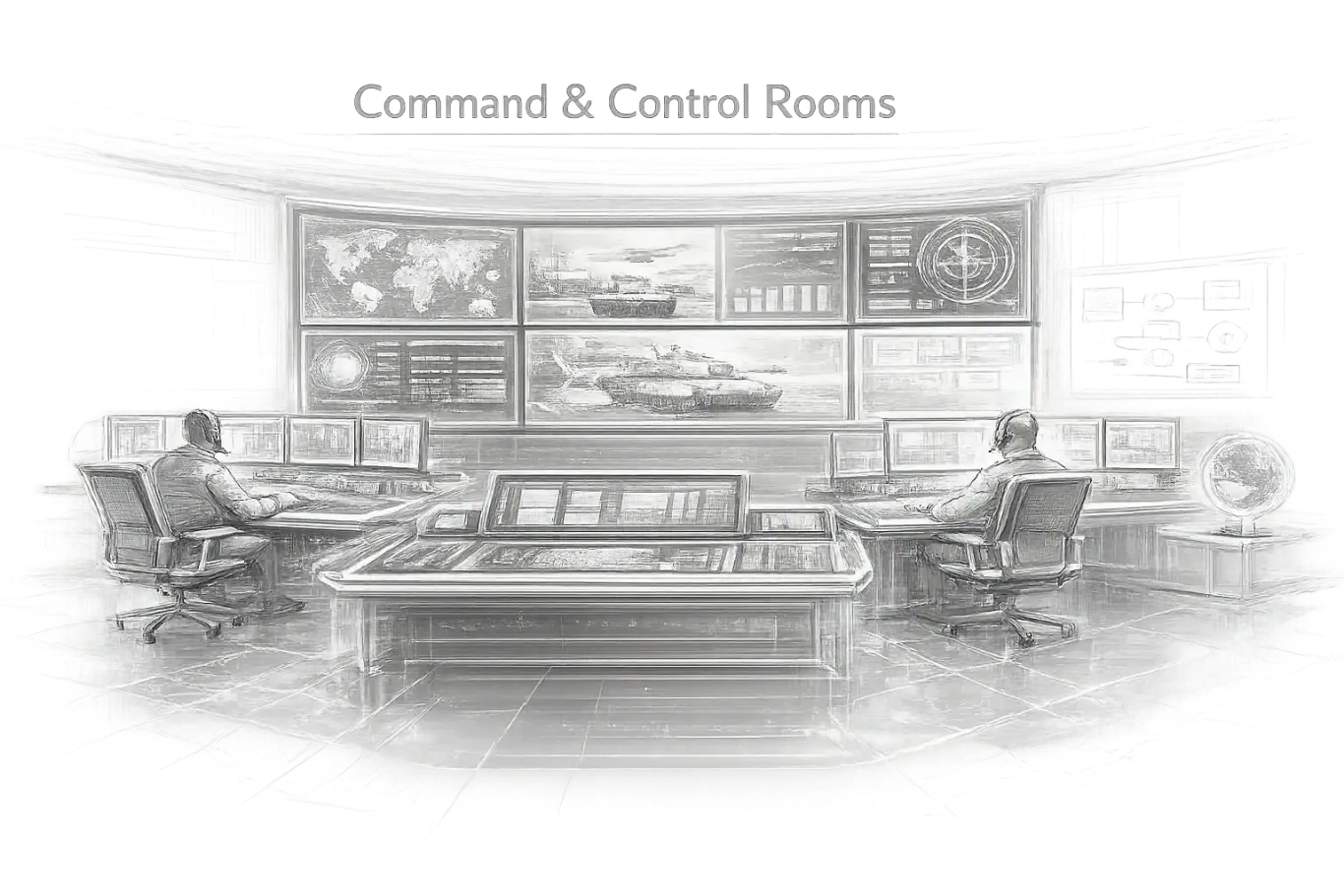 Command & Control Room Solutions in Iraq (C2) | Al-Seraj